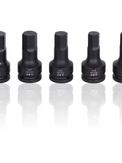 Power Tool Accessories Jet 3/4" Drive Metric Impact Hex Bit Socket Set | 5 Piece