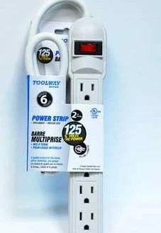 Cleanflow Heavy Duty Power Bar - 6 Outlet