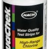 Hach 2890200 High-Range Chlorine Test Strips | 0 - 600 Mg/L