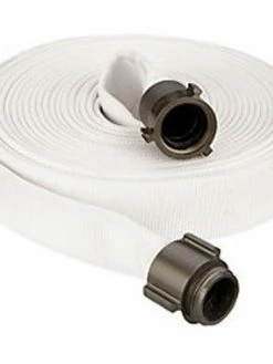 Greenline 1-1/2" Single Jacket Fire Hose Assemblies C/w Hard-Coat Aluminum NPSH Swivel Fittings Hose And Fittings