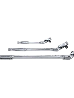 Jet Oval Flex Head Chrome Ratchet Wrenches - 48 Tooth