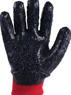 Showa 7000R Full Nitrile Coated Rough Grip Knit Wrist Work Glove - Pack Of 12 Pairs Work Gloves