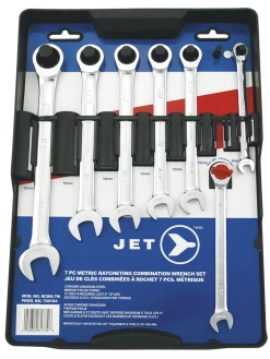 Hand Tools Jet Long Pattern Ratcheting Wrench Sets 8 Hand Tools Jet Long Pattern Ratcheting Wrench Sets
