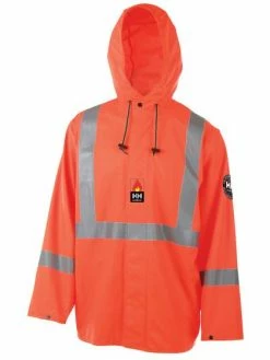 Helly Hansen Workwear Flame Resistant Work Wear Helly Hansen Alberta Hi-Vis Stretch Jacket | Orange | Sizes Small - 5XLarge