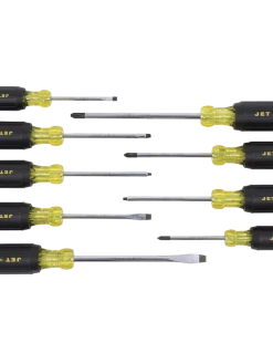 Hand Tools Jet Cushion Grip Screwdriver Set - 9 Piece