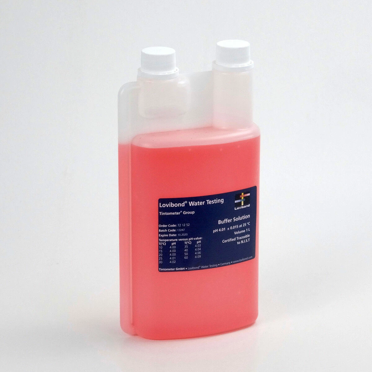 Lovibond PH 4.01 Buffer Solution | Red | 1 Liter Water Testing Supplies 3 Lovibond PH 4.01 Buffer Solution | Red | 1 Liter Water Testing Supplies