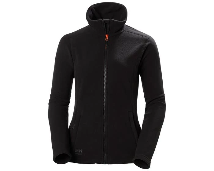 Helly Hansen Workwear Helly Hansen Women's Luna Fleece Jacket | Black | Sizes XS To 2XL Work Wear 3 Helly Hansen Workwear Helly Hansen Women's Luna Fleece Jacket | Black | Sizes XS To 2XL Work Wear