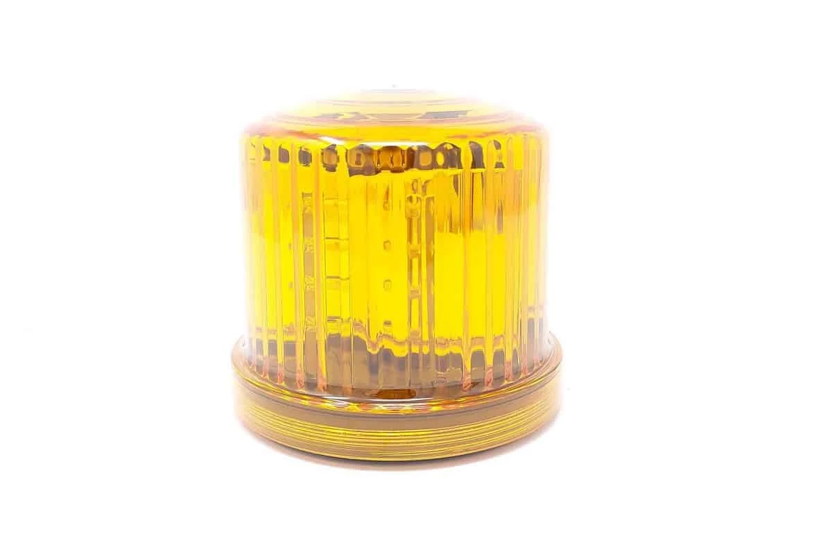 Techspan Battery Powered Rotating Amber LED Safety Supplies 3 Techspan Battery Powered Rotating Amber LED Safety Supplies