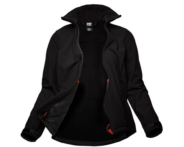 Helly Hansen Workwear Work Wear Helly Hansen Women's Luna Softshell Jacket | Black | Sizes XS To 2XL 3 Helly Hansen Workwear Work Wear Helly Hansen Women's Luna Softshell Jacket | Black | Sizes XS To 2XL