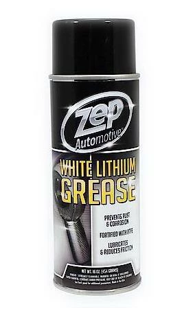 Zep White Lithium Grease Aerosol Lubricant | 11 Oz Can - Case Of 12 3 Zep White Lithium Grease Aerosol Lubricant | 11 Oz Can - Case Of 12