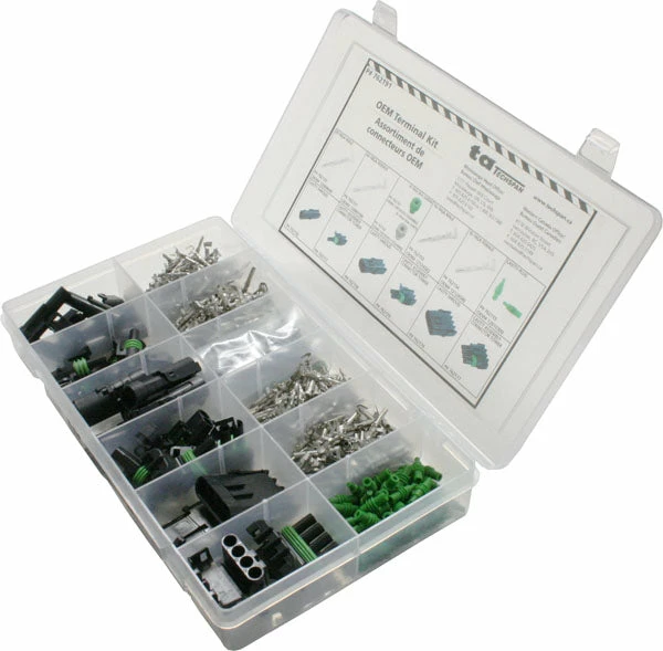 Automotive Supplies Techspan OEM Terminal Assortment Kit - 574 Pcs 3 Automotive Supplies Techspan OEM Terminal Assortment Kit - 574 Pcs