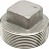 Greenline Fittings And Valves Stainless Steel Square Head Plug Pipe Fitting | 1/8" NPT To 3" NPT 2 Greenline Fittings And Valves Stainless Steel Square Head Plug Pipe Fitting | 1/8" NPT To 3" NPT