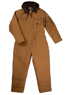 Tough Duck 7838 Heavyweight Deluxe Insulated Coveralls | Brown | Limited Size Selection