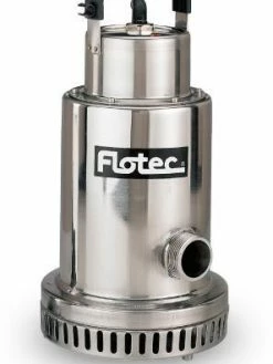 Flotec Stainless Steel Submersible Dewatering Pump | 1/2 HP