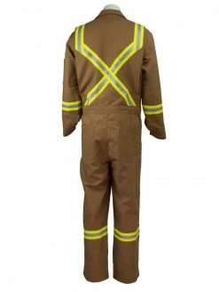 KELTEK Apparel KELTEK 7981S Flame Resistant 11oz Welding Coverall | Brown | Sizes 40-60 (HRC 2) Flame Resistant Work Wear