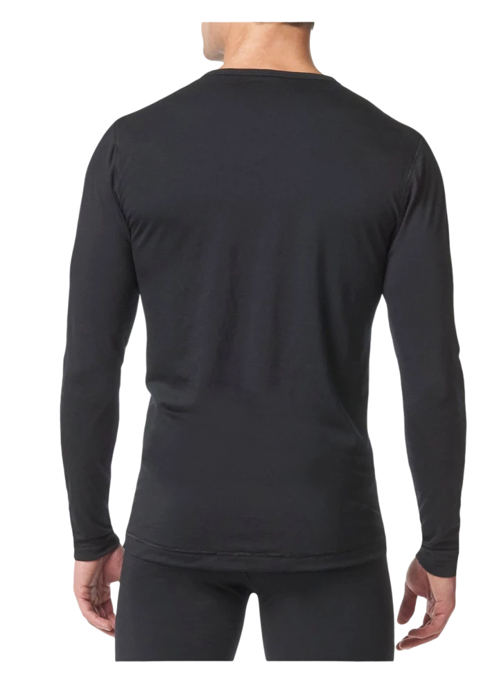 Stanfields Stanfield's 8313 Merino Wool Base Layer Long Sleeve Shirt | Black | Sizes S - XL Work Wear 4 Stanfields Stanfield's 8313 Merino Wool Base Layer Long Sleeve Shirt | Black | Sizes S - XL Work Wear
