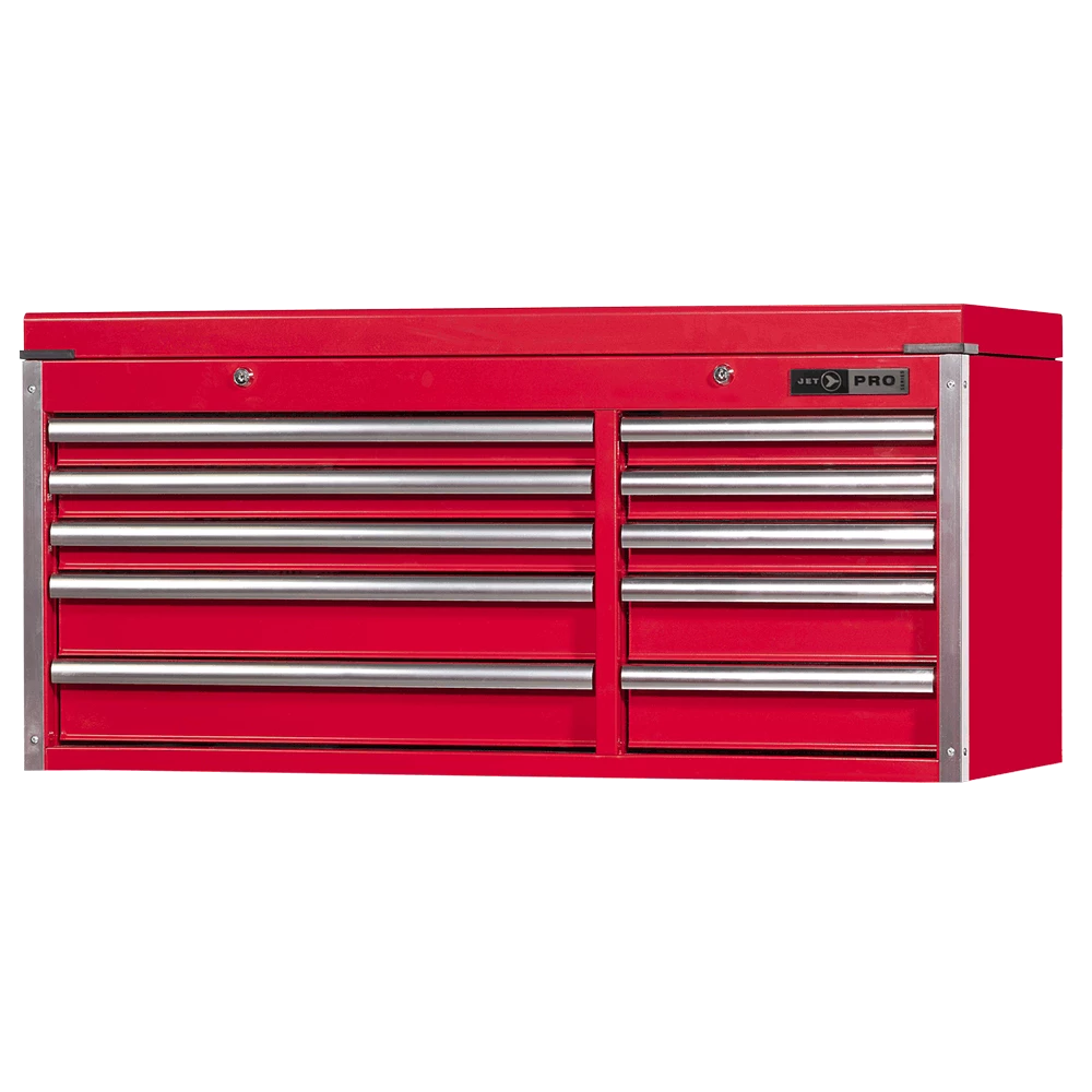 Jet Pro Series Mechanic's Chest | 10 Drawers | 42" X 18" Shop Equipment 4 Jet Pro Series Mechanic's Chest | 10 Drawers | 42" X 18" Shop Equipment