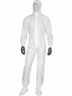 Degil Work Wear Deltatek® 5000 Disposable Coverall W/ Elastic Wrists, Ankles And Hood - 5-B / 6-B Type