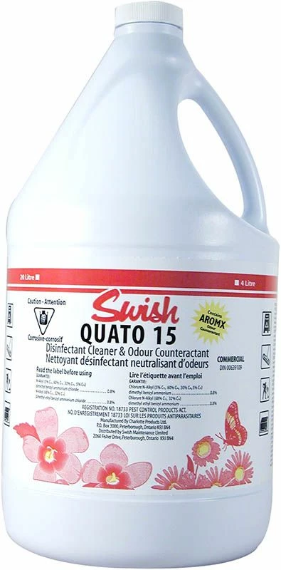 Swish Disinfectant Cleaner & Odour Counteractant (4/case) 3 Swish Disinfectant Cleaner & Odour Counteractant (4/case)