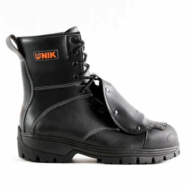 Unik Industrial 8 Inch Safety Boots Unik Chemik 8" Safety Boots W/ External Rigid Metguard | Sizes 4-14 4 Unik Industrial 8 Inch Safety Boots Unik Chemik 8" Safety Boots W/ External Rigid Metguard | Sizes 4-14