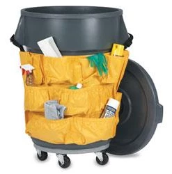 Globe Commercial Products Caddy Bag For Utility Waste Containers