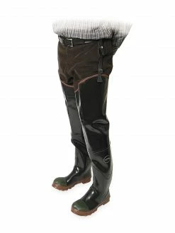 Rubber Work Boots Acton Protecto Industrial Rubber Safety Hip Waders | Sizes 7-13