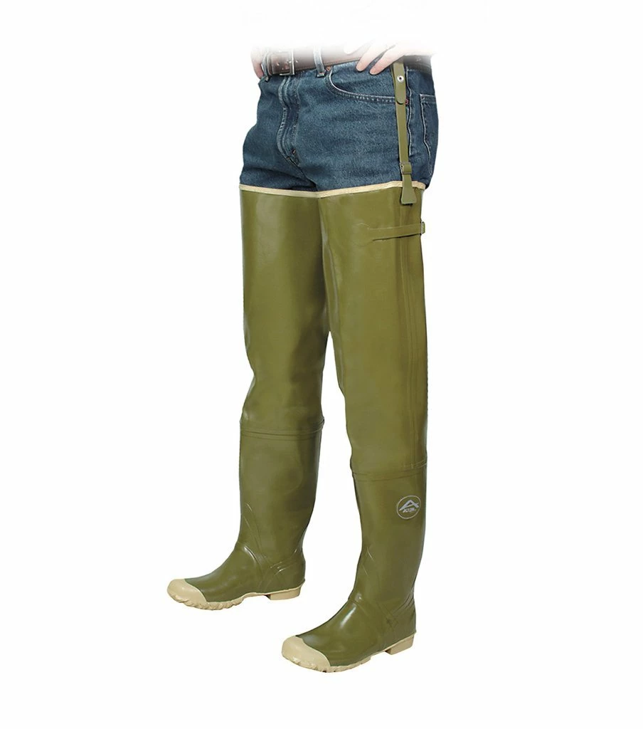 Acton Brook Natural Rubber Plain Toe Hip Waders | Sizes 1-13 Plain Toe Work Boots 3 Acton Brook Natural Rubber Plain Toe Hip Waders | Sizes 1-13 Plain Toe Work Boots
