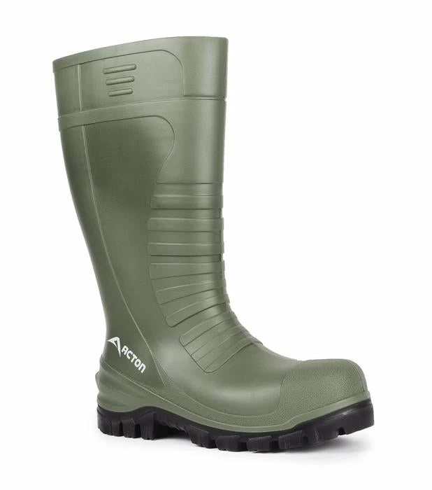 Acton Track 4x4 Lightweight PU Rain Boot With Full Traction Sole | Sizes 3-15 Rubber Work Boots 3 Acton Track 4x4 Lightweight PU Rain Boot With Full Traction Sole | Sizes 3-15 Rubber Work Boots