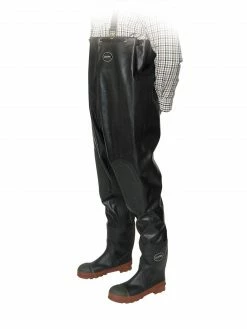 Rubber Work Boots Acton Protecto Premium Rubber Safety Chest Waders | Sizes 7-13