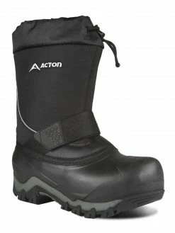 Plain Toe Work Boots Acton Norway Men's Waterproof Winter Boots W/ Snow Collar | Sizes 7 - 14