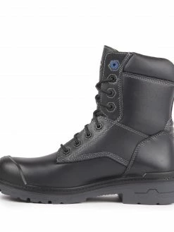 Acton Progum 8" Waterproof Leather Work Boots | Black | Size 7 To Size 17