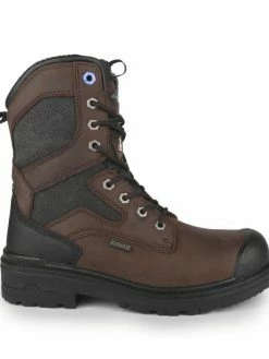 Winter Safety Boots Acton Pro-Ice Winter Work Boots | Brown | Sizes 3 - 15