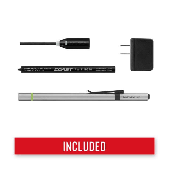 Coast Products Lighting Coast® A9R Rechargeable Inpsection Penlight - 20M Beam 7 Coast Products Lighting Coast® A9R Rechargeable Inpsection Penlight - 20M Beam