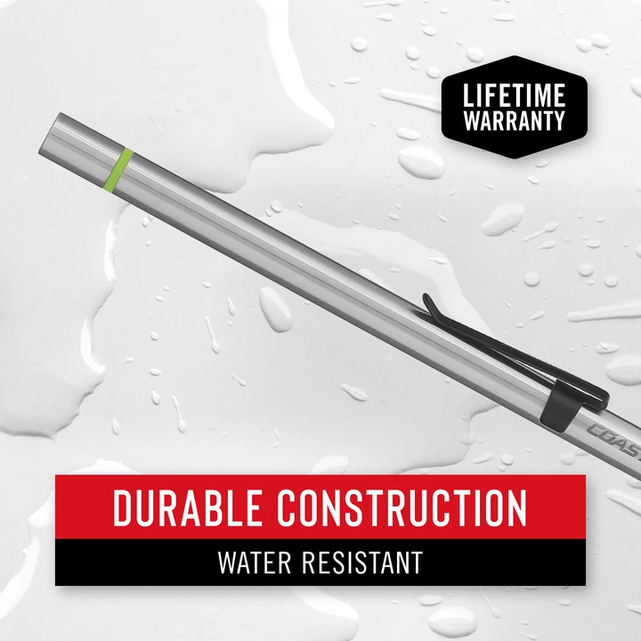 Coast Products Lighting Coast® A9R Rechargeable Inpsection Penlight - 20M Beam 8 Coast Products Lighting Coast® A9R Rechargeable Inpsection Penlight - 20M Beam