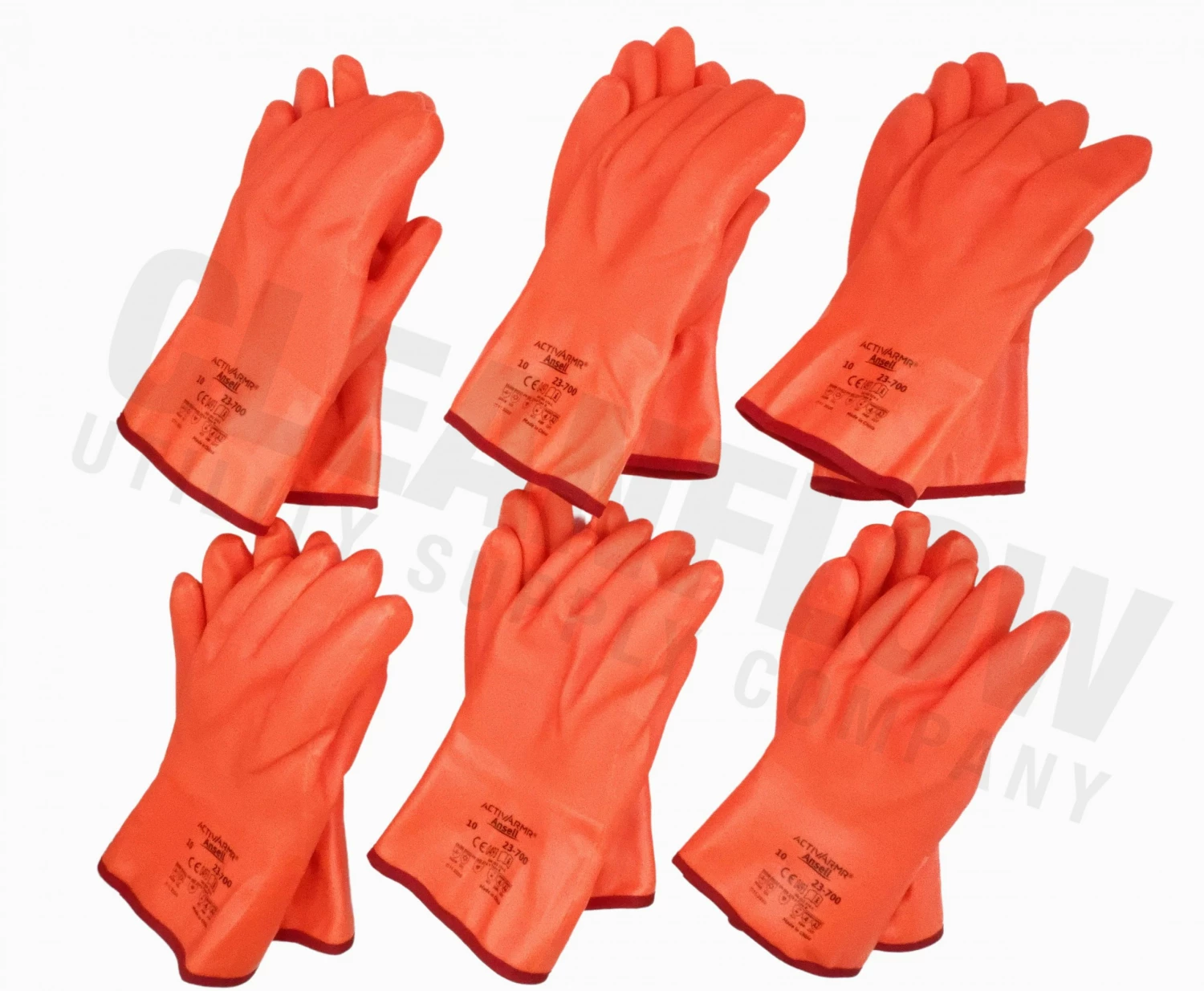 Ansell 23-700 Polar Grip PVC Coated Gloves 4 Ansell 23-700 Polar Grip PVC Coated Gloves