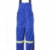 Flame Resistant Work Wear Rasco FR Hi-Vis Insulated Westex Ultrasoft Winter Bib Overalls | Royal Blue | S-5XL