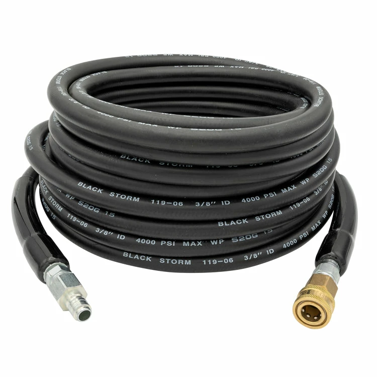 Greenline Black Storm Quick Connect Pressure Washer Hose Assemblies – 4000 PSI Rated 3 Greenline Black Storm Quick Connect Pressure Washer Hose Assemblies – 4000 PSI Rated