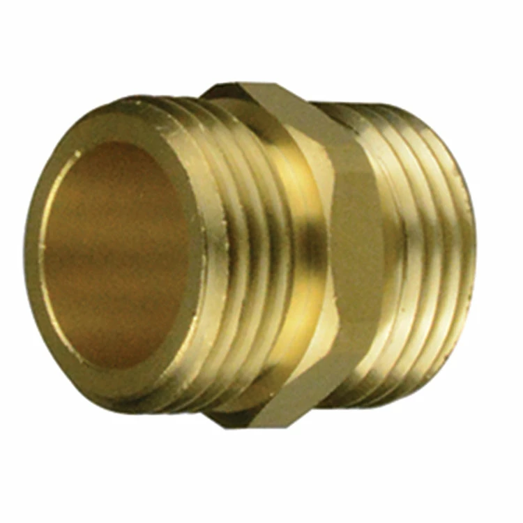 Greenline Brass Garden Hose Double Male Coupler 3 Greenline Brass Garden Hose Double Male Coupler