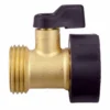 Gilmour Brass Swivel Garden Hose Shut-Off Valve Hose And Fittings 2 Gilmour Brass Swivel Garden Hose Shut-Off Valve Hose And Fittings
