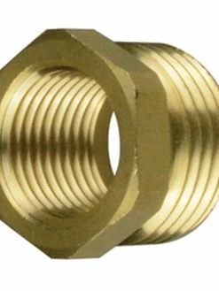 Greenline Brass Male Garden Hose To Female Pipe Coupler