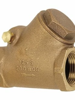 Greenline Bronze Swing Check Valves | 3/8" To 3" Female NPT Sizes Fittings And Valves