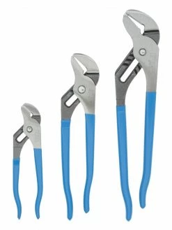 ChannelLock GS-3 Straight Jaw Tongue & Groove Plier Set - 3 Piece Hand Tools