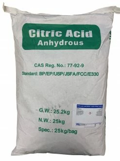Cleanflow Citric Acid | Fine Grain | 25 Kg Bag