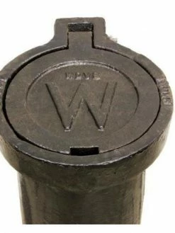 WD Industrial Waterworks Products Cast Iron Country Style Valve Box Upper - 24" Length