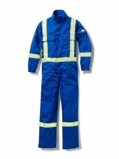 Rasco Premium Coverall With Reflective Trim | Sizes 36 - 62 Flame Resistant Work Wear