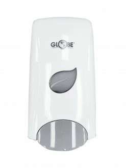 Globe Commercial Products Cleaning Tools Push-Bar Hand Sanitizer / Hand Soap Dispenser - 1000 Ml Bulk Refillable