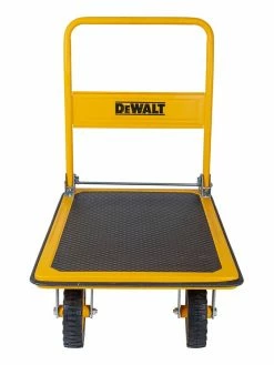 DeWalt Tools DeWalt Foldable Steel Platform Cart With Flat-Free Swivel Wheels - 300 Kg (660 Lbs) Capacity Facility Equipment