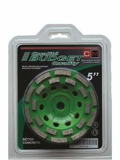 Cleanflow Double Rim Diamond Cup Concrete Grinding Wheels