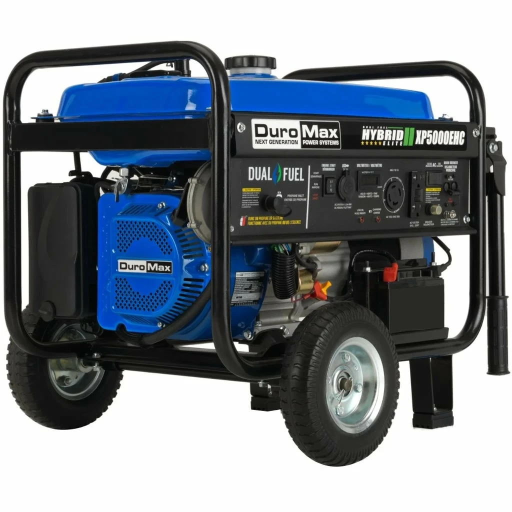 Facility Equipment Duromax Electric Start Dual Fuel (Gasoline Or Propane) Hybrid Portable Generator | 7.5 HP - 5,000 Watts 3 Facility Equipment Duromax Electric Start Dual Fuel (Gasoline Or Propane) Hybrid Portable Generator | 7.5 HP - 5,000 Watts