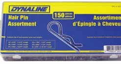 Automotive Supplies Dynaline Hair Pin Assortment - 150 Piece